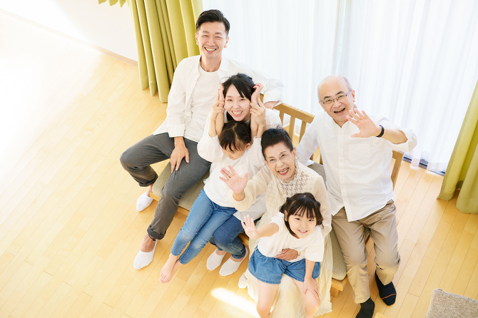 笑顔家族