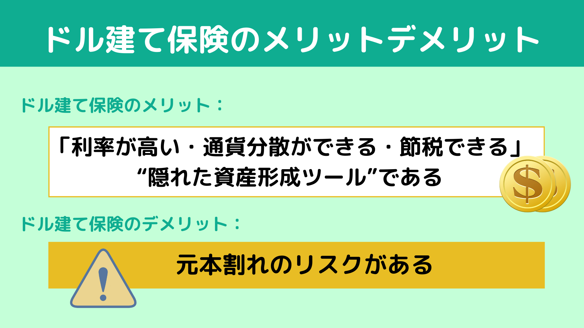 ドル建て保険とは ドル建て保険とは