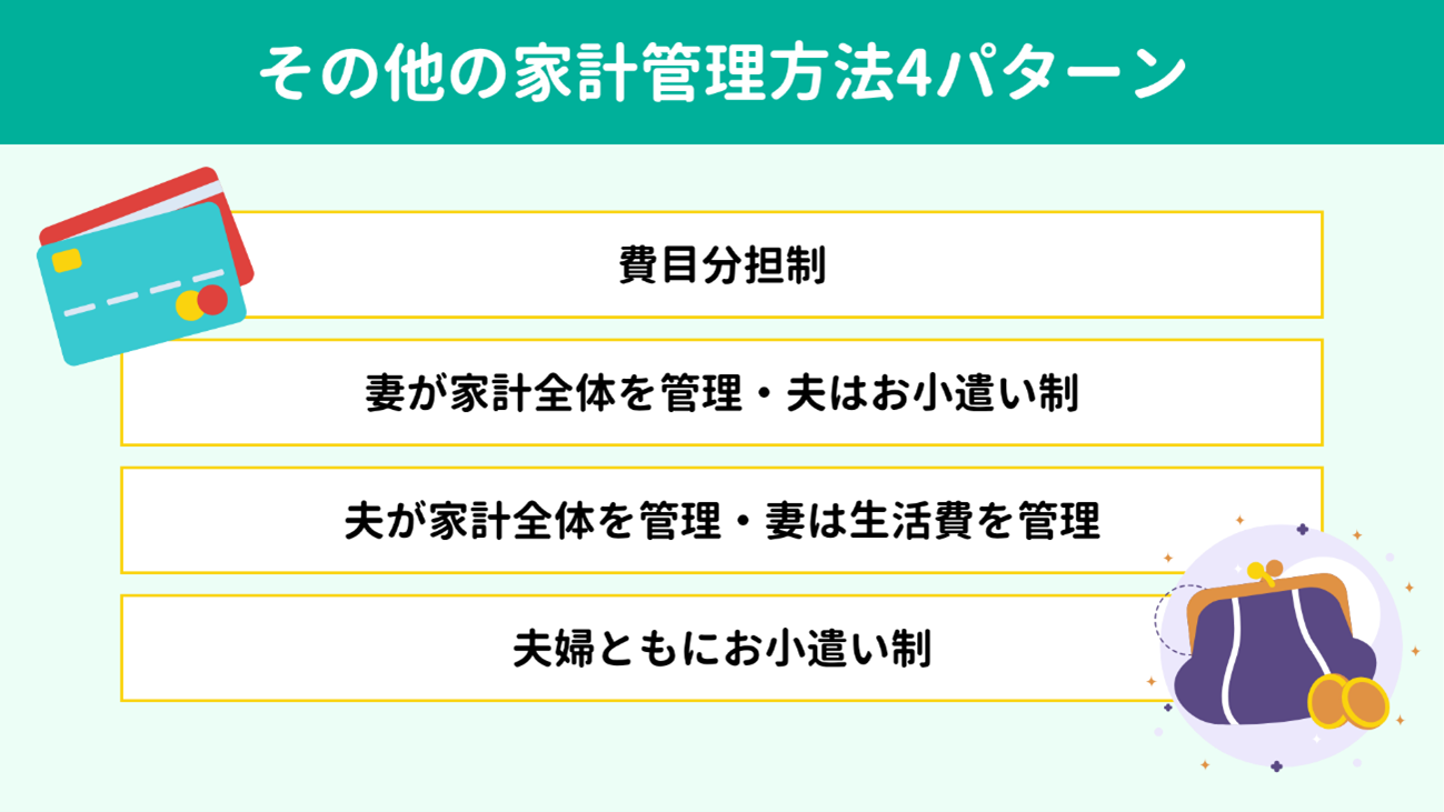 その他の家計管理方法4パターン その他の家計管理方法4パターン