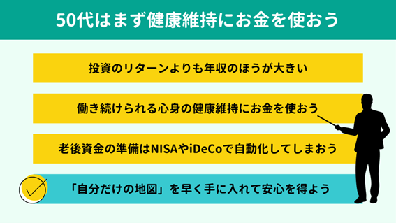 50代はまず健康維持にお金を使おう