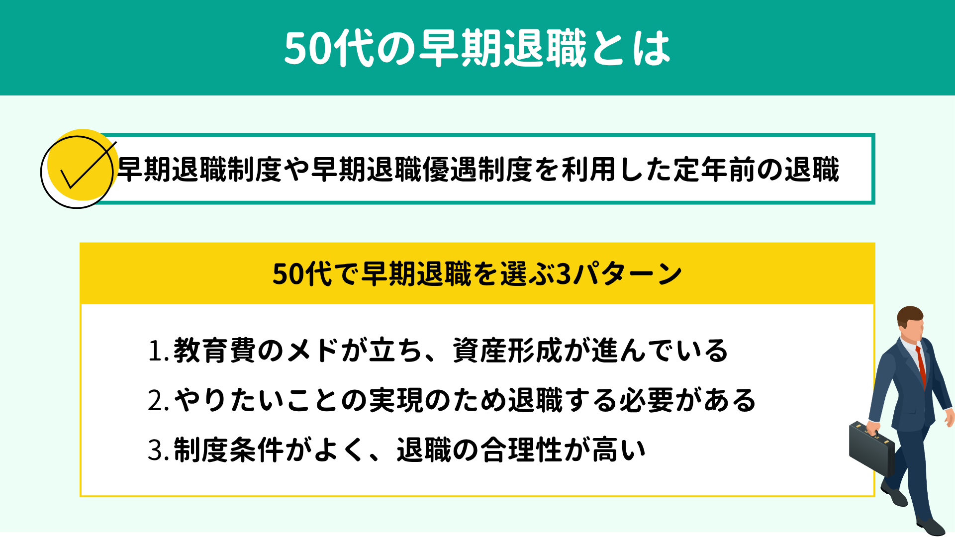 50代の早期退職とは?